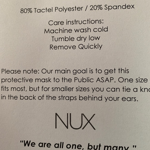 Mask washable - Picture 2 of 2